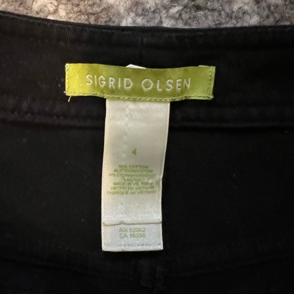 Sigurd Olsen Classic Black “modernist” style Straight-Leg Pants size 4 (P214) - Picture 2 of 12